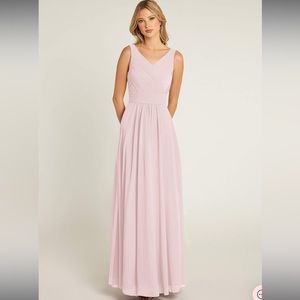 Azazie Pierrette Bridesmaids Dress in Blushing Pink